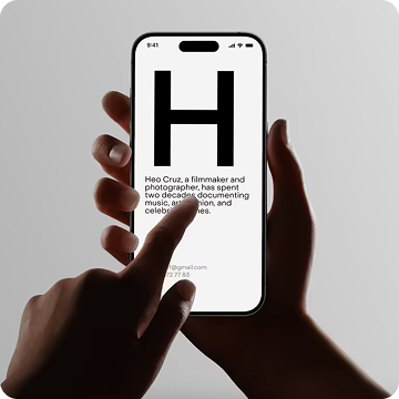 mobile phone with hand illustration