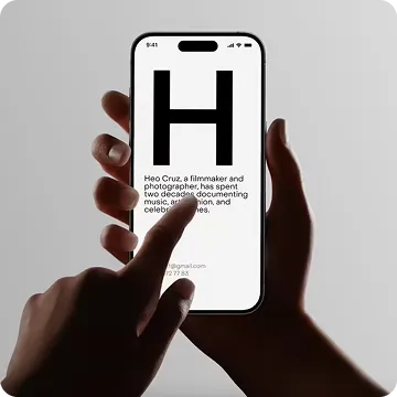 mobile phone with hand illustration